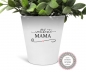 Preview: Blumentopf Tasse Emailletasse Weltbeste Mama Muttertag, Vatertag Dankeschön, Abschied, Jubiläum, Geschenk, Becher von Lüttentüddel